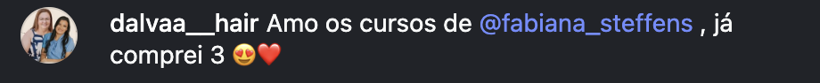 Depoimento de aluna 8